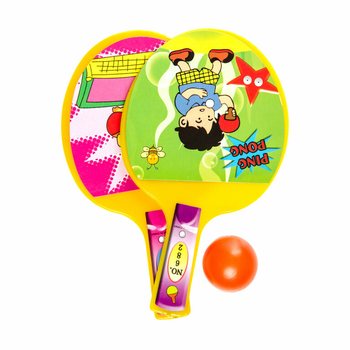 GRAB BELL PING PONG BATJES + BALL (36 Pcs)
