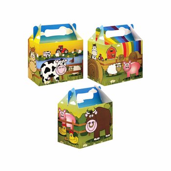 Kids Meal Box Farm Theme – 14 x 9.5 x 18 cm (12 pcs)