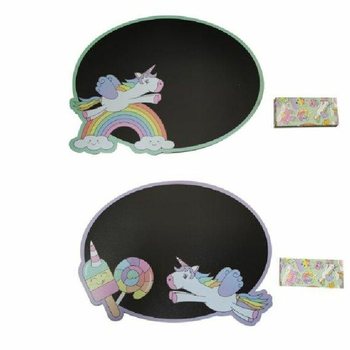 Unicorn Chalkboard with Chalk (Display of 24)