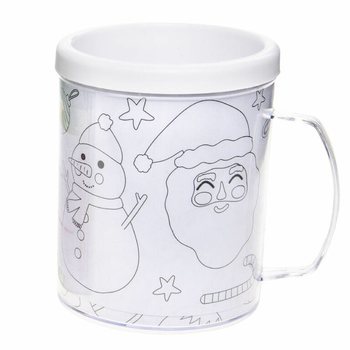 CHRISTMAS - COLOUR YOUR OWN DRINKING CUP SET (2-Pack)