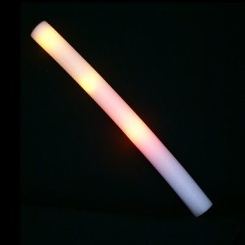 LED Single Color Foam Stick - Party Baton - Orange (24 pcs)