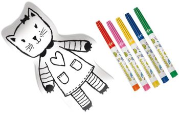 SES My First - Color-in Plush Cat (1 pc.)
