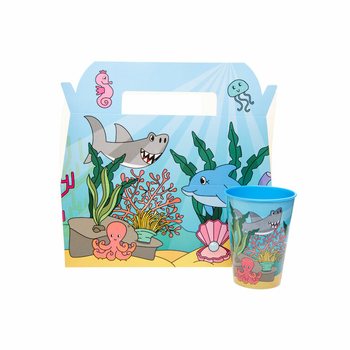 MENUBOX SEA / OCEAN - 22.5 x 12 x 9.5 Cm. (24 pcs.)
