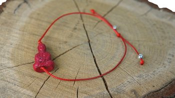 Red Buddha Bracelet (1 pc.)