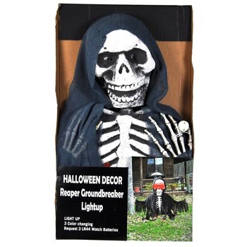 REAPER GROUNDBREAKER SKELET WITH LIGHT 50 CM.