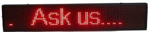 LED Car Moving Message Sign 12V - B2B Display (100x20 cm)