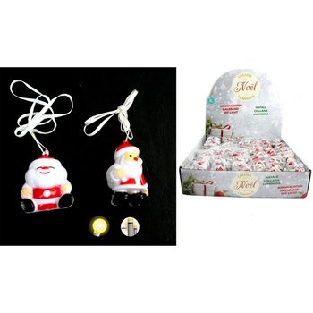 LUMINOUS LED SANTA CUP PENDANT FOR YOUR NECK (48pcs)