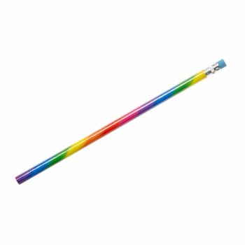 Rainbow Pencils with Eraser (12 pcs) - Wholesale