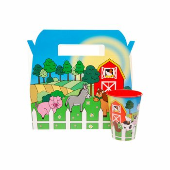 FARM MENU BOX - 22.5 x 12 x 9.5 Cm. (24pcs)