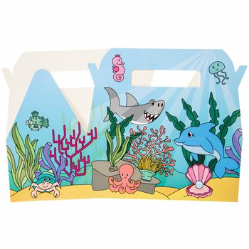 MENUBOX SEA / OCEAN - 22.5 x 12 x 9.5 Cm. (24 pcs.)