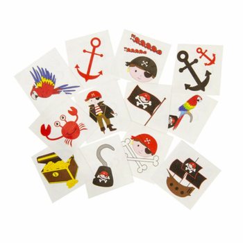 Fun Tattoos - Pirate Model (48 packets)