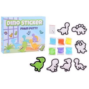 Dino Stickers - Foam Putty Set - Make Your Own Dino Foam Stickers (24 pcs)