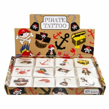 Fun Tattoos - Pirate Model (48 packets)