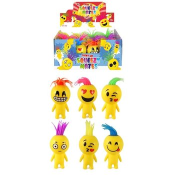LUMINOUS SQUEEZY SMILEY DOLLS IN DISPLAY (12pcs)