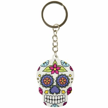 Retro Skull Keychains (48 pcs)
