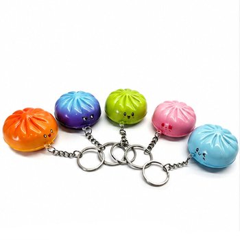 RAGE - SQUISHY DUMPLING KEYCHAINS - MIXED COLORS - IN DISPLAY (24 pcs.)