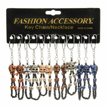 Skull Keychain Display (48 pcs)