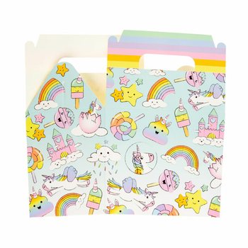 Kids Menu Box / Party Favor Box Unicorn 14x10x17 cm (12 pcs)