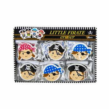 Pirate Erasers in Display (30 Pcs)