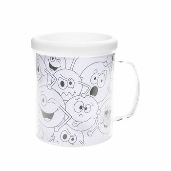 SMILEY - COLOUR YOUR OWN DRINKING MUG (2 pcs)