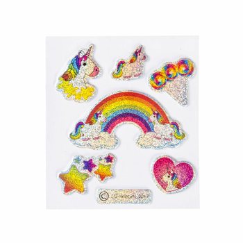 GLITTER STICKERS - UNICORN (100 pcs)