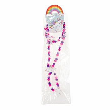 Wooden Unicorn Necklace & Bracelet Set for Kids (48 pcs)