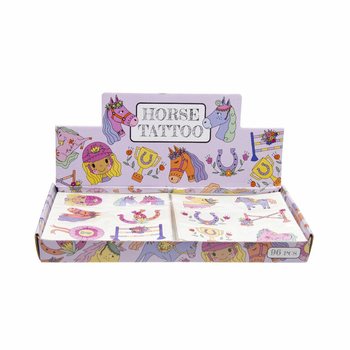 Fun Horse Tattoos - Display Box (96 Sheets)