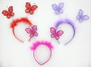 BUTTERFLY HAIRBAND (12 pcs)