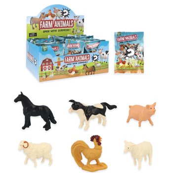 Blind Bag / Surprise Bag - Theme: Farm Animals in Counter Display (60 pcs)