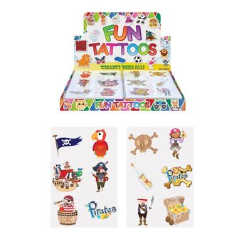 FUN TATTOOS - MODEL: PIRATES (96 pcs.)
