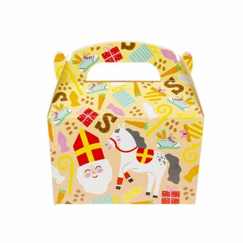 SAINT NICHOLAS TREAT BOX 12x12.5x6 Cm. (12 pcs.)