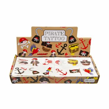 Pirate Fun Tattoos - Display (96 Pcs)