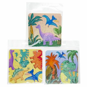 Mixed Dinosaur Puzzles - 14x14 cm (50 pcs)