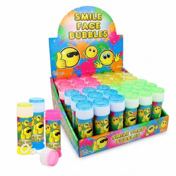 SOAP BUBBLES - SMILEY - 50ML IN DISPLAY (36 pcs)