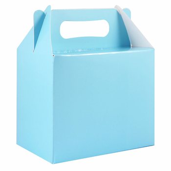 Party Treat Boxes Light Blue 14x18x10 cm (12 pcs)