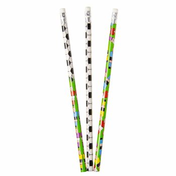 Footballer Pencils with Eraser (12 pcs.)