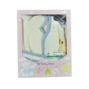 BABY BOW Children's Bathrobe Yellow / Blue