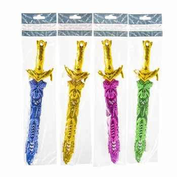 METALLIC COLORED TOY SWORD, 33 CM (36 pcs)