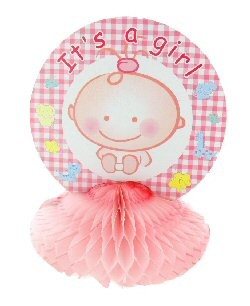 Baby Shower Table Decoration - Baby Pink (12 pcs)