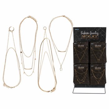 **MEGA CHEAP** COMPLETE DISPLAY WITH FASHION JEWELRY - NECKLACES (48 pcs)