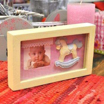 3D Photo Frame WOODEN NURSERY - MODEL 4 (6 pcs.)