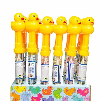 Large Duck Bubble Wand 37 cm in Display (24 pcs)