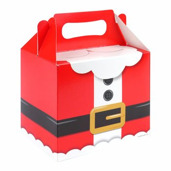 Christmas Santa Claus Menubox - 14 x 9.5 x 18 Cm. (12 pcs)