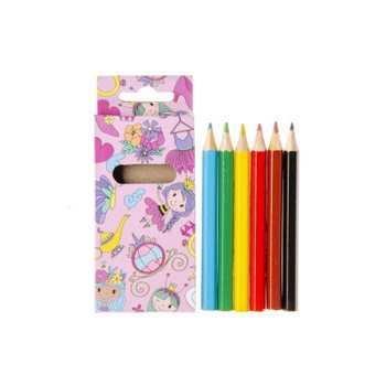 6-Piece Colored Pencil Set - Princess (24 pcs)