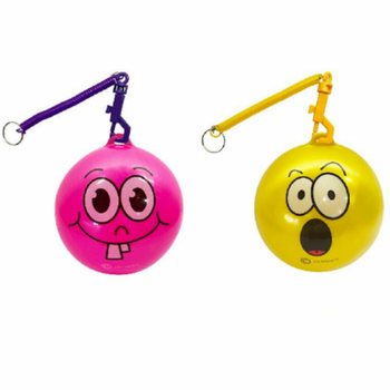 SMILEY BALL WITH CORD / BUNGE BALL &Oslash;23 Cm (10 pcs.)