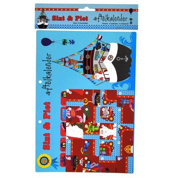 Sinterklaas & Piet Countdown Calendar - Model 2 (9 pcs)