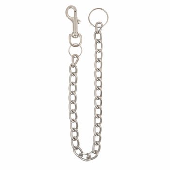 IRON KEYRINGS WITH EXTRA LONG METAL CORD (12 pcs)