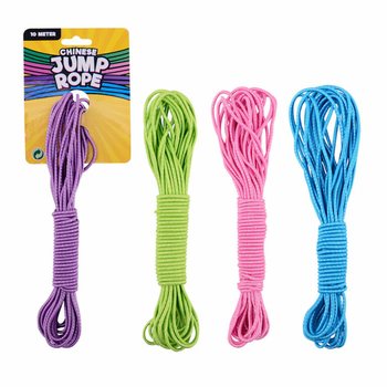 OUTDOOR FUN - Chinese Jump Rope Skipping Elastic, 10 Meters (6 pcs)