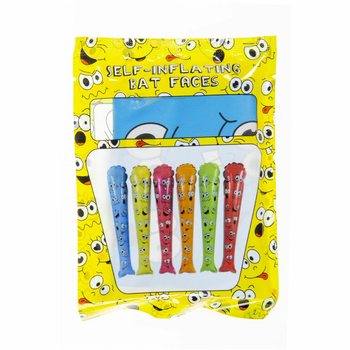 Self-Inflating Smiley Bat in Display (48 pcs)