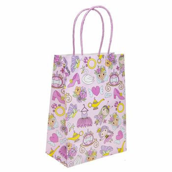 Princess Paper Gift Bags - 16x9x22 cm (12 Pcs)